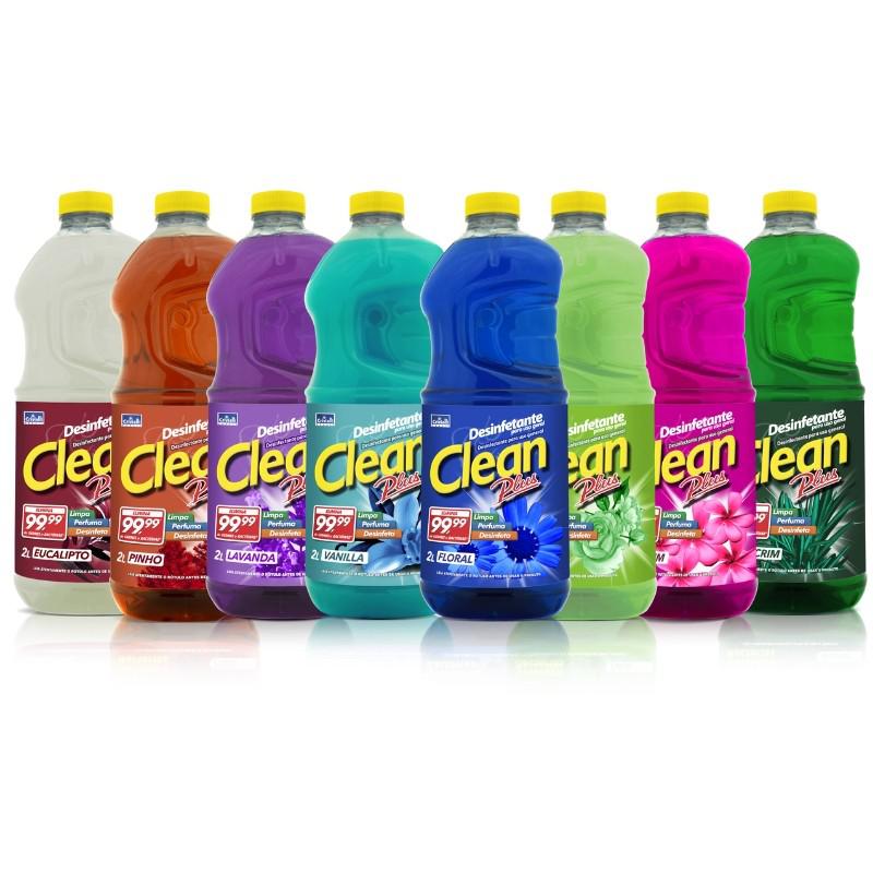 Desinfetante Clean Plus 2L / 500ml / 5l